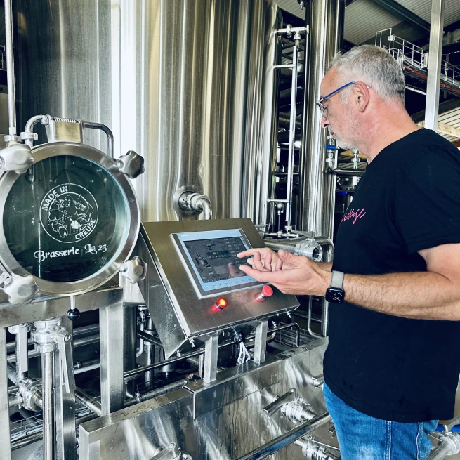 Brasserie, fabrication de bi&eacute;re &agrave; Gu&eacute;ret en Creuse (23)